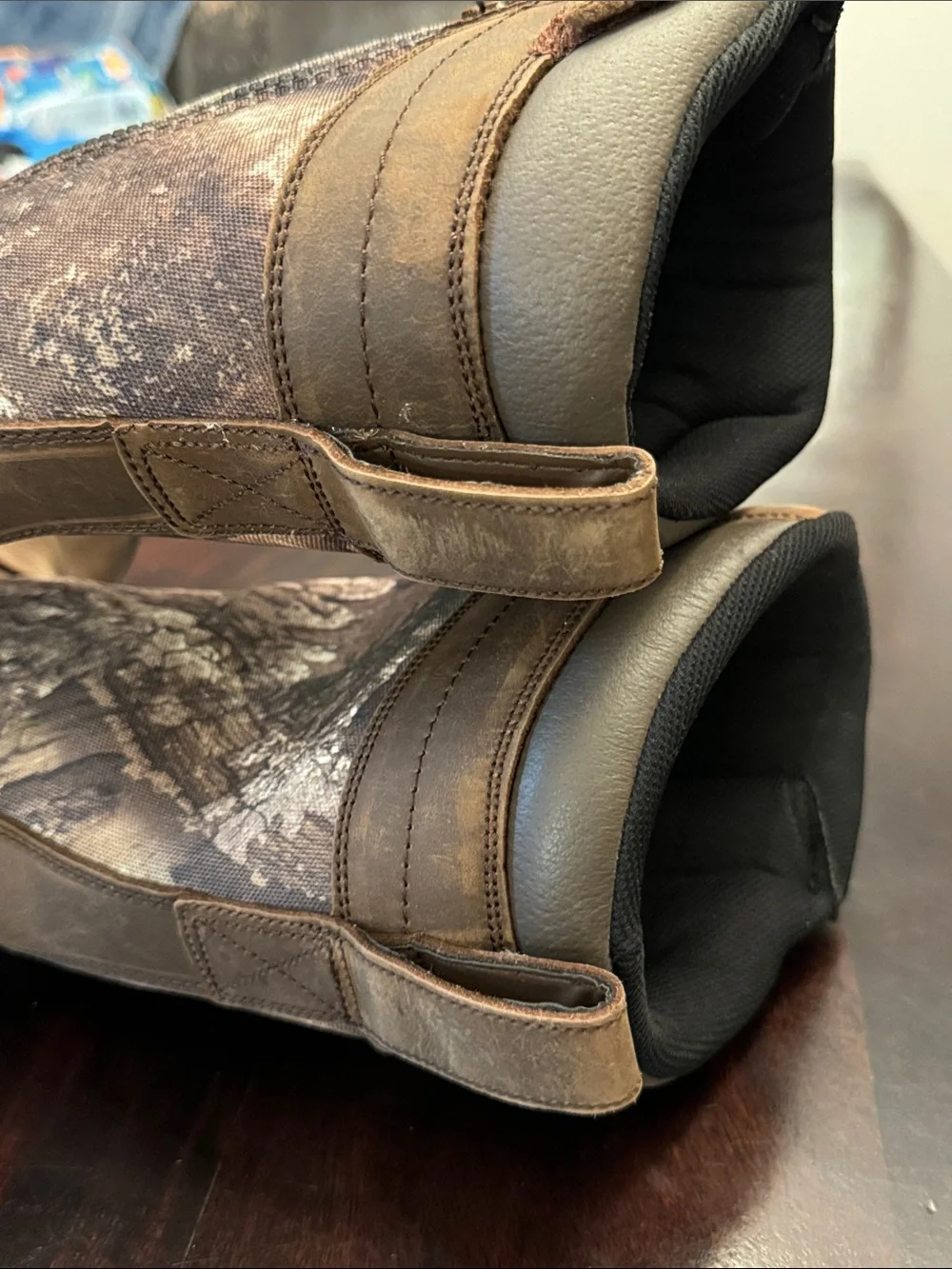 Magellan Snake Shield Camo Waterproof Zip up Hunting Boots Size Youth 6D